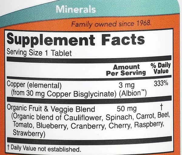 NOW Copper Glycinate