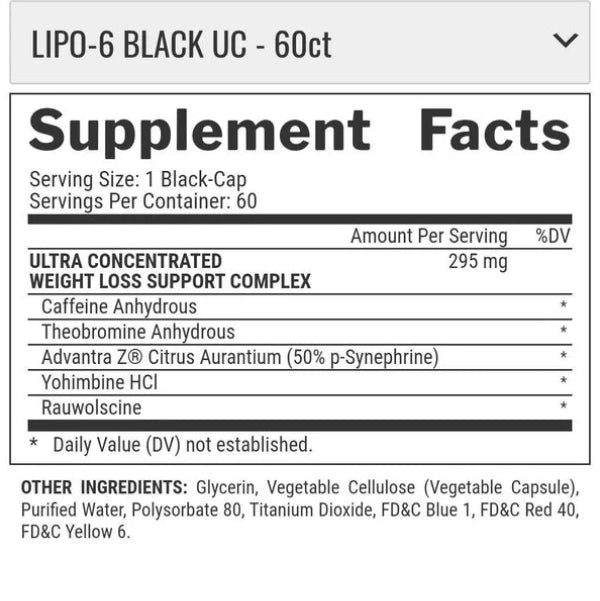 LIPO-6 Black Ultra Concentrate