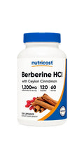 Nutricost Berberine HCl – 120 Capsules
