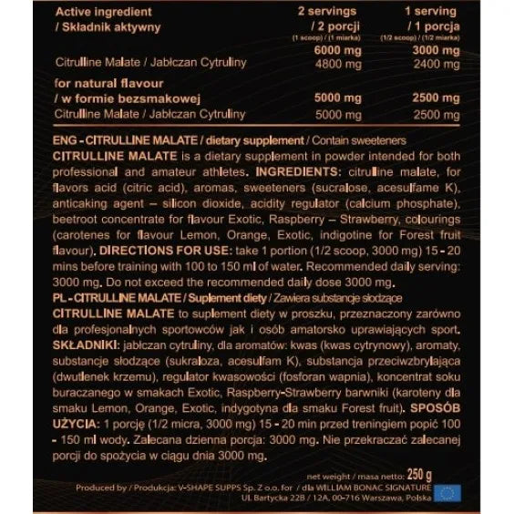 William Bonac Citrulline Malate