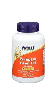 NOW Pumpkin Seed Oil 1000 mg (100 Softgels)